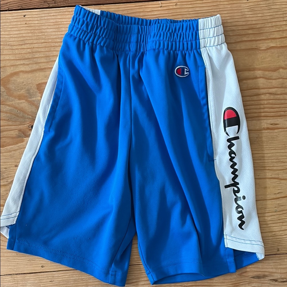 Champion Blue and White Sports Shorts
